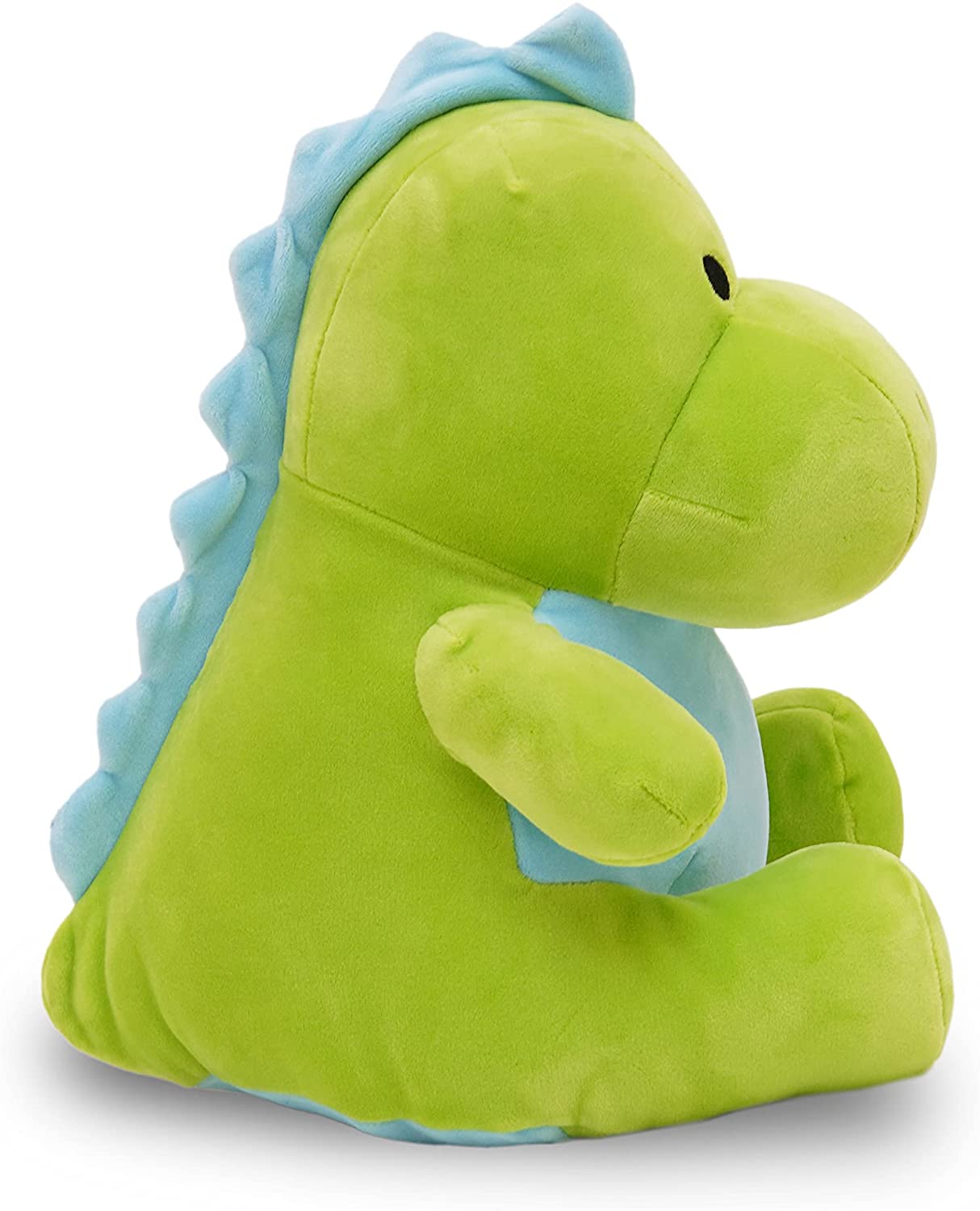 green dinosaur plush