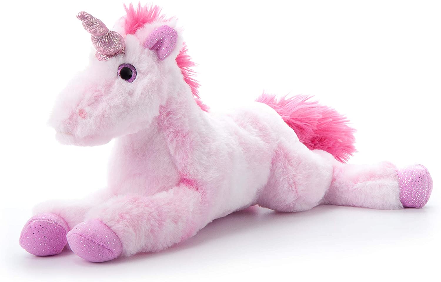 pink unicorn stuffed toy