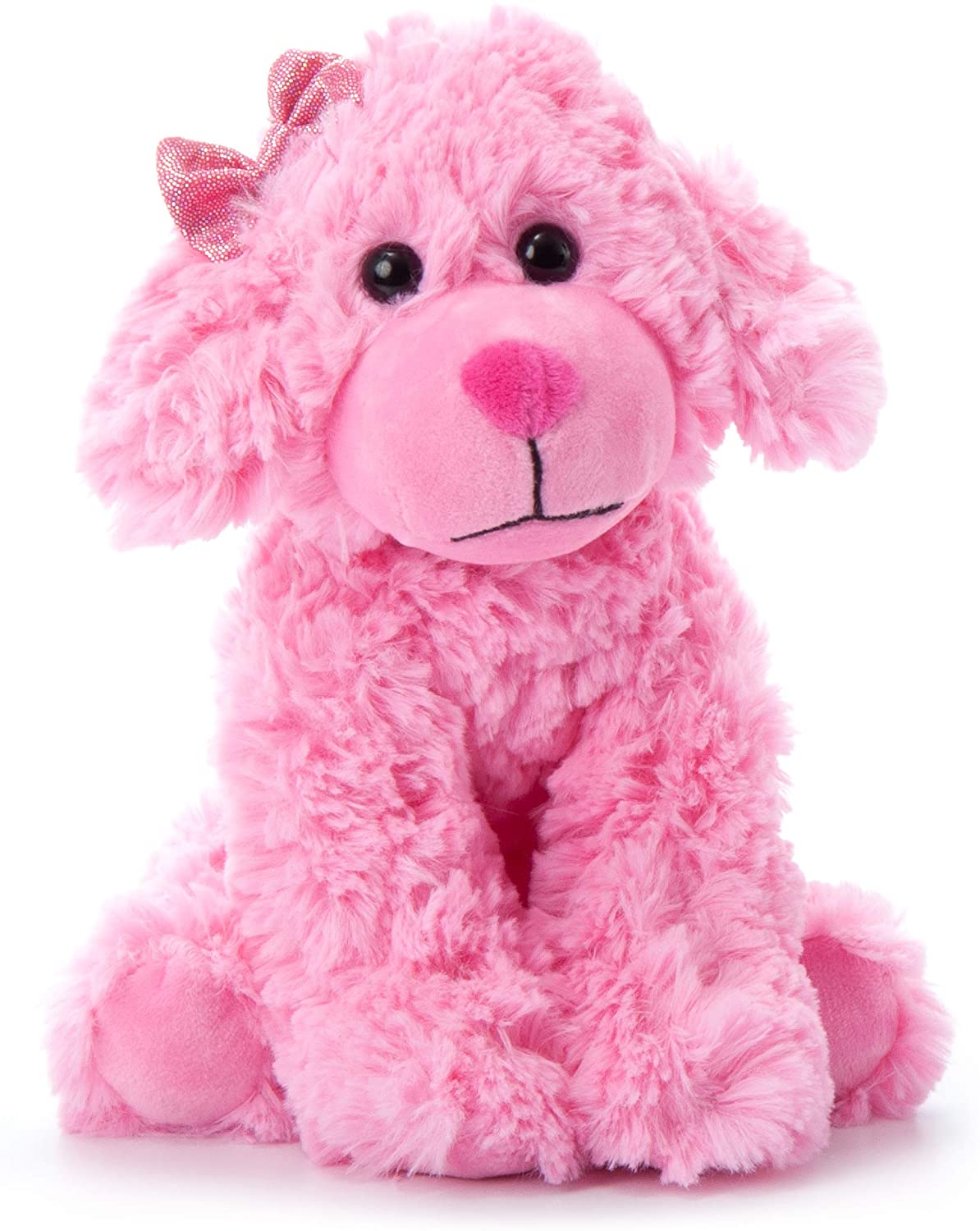 pink stuffed lion