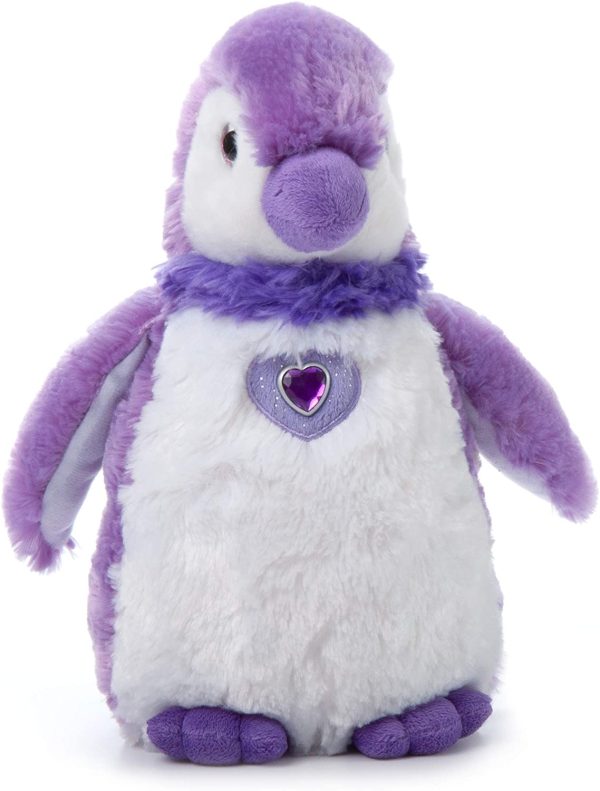 purple stuffed kitty