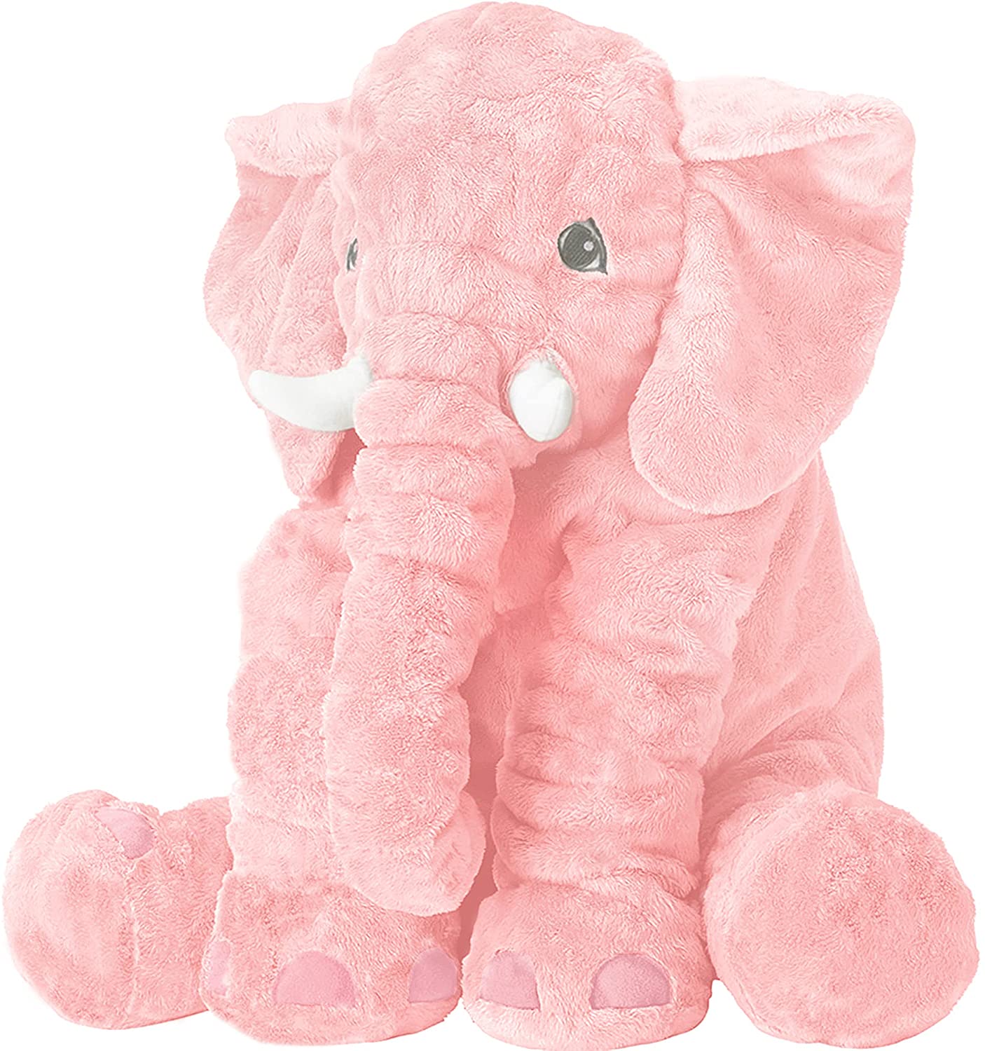 big pink elephant stuffed animal