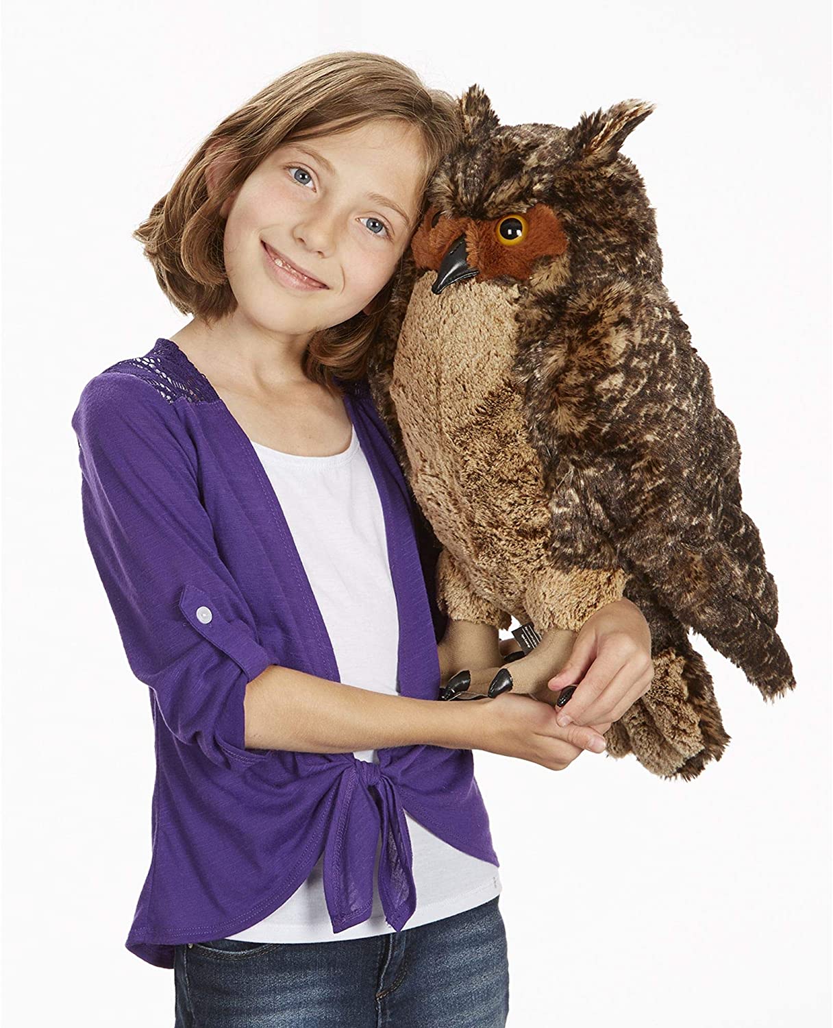 huge owl stuffed animal