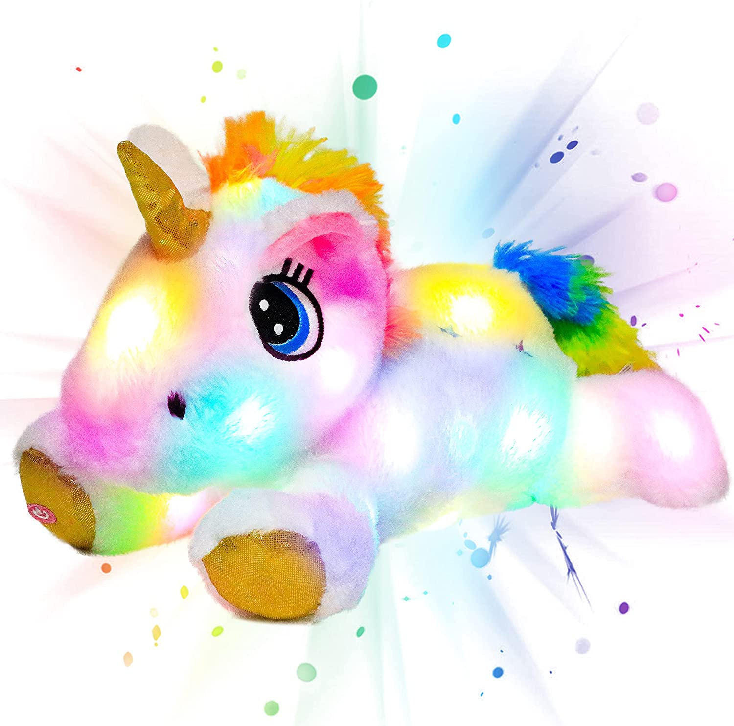 light up unicorn plush