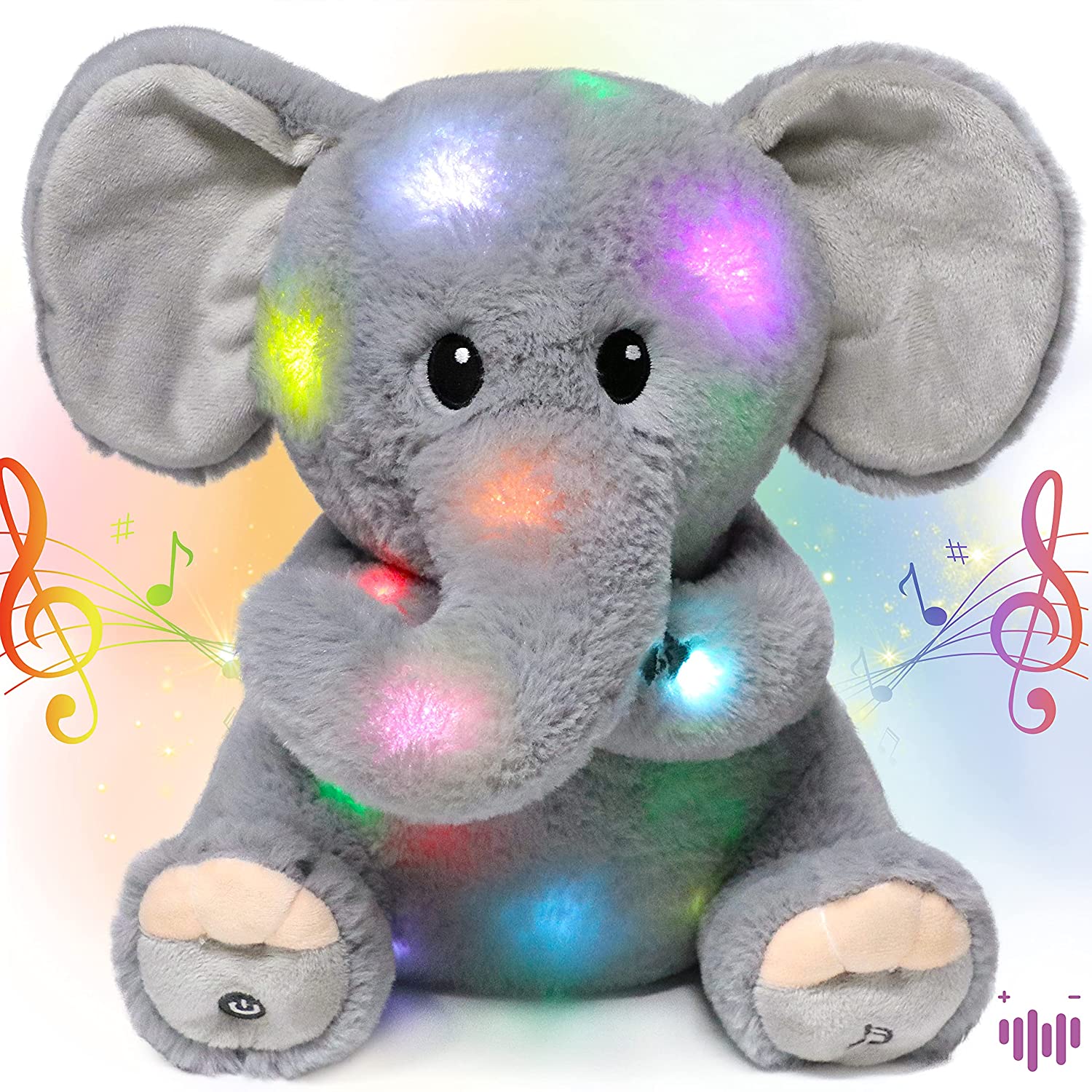 elephant stuffed animal that sings