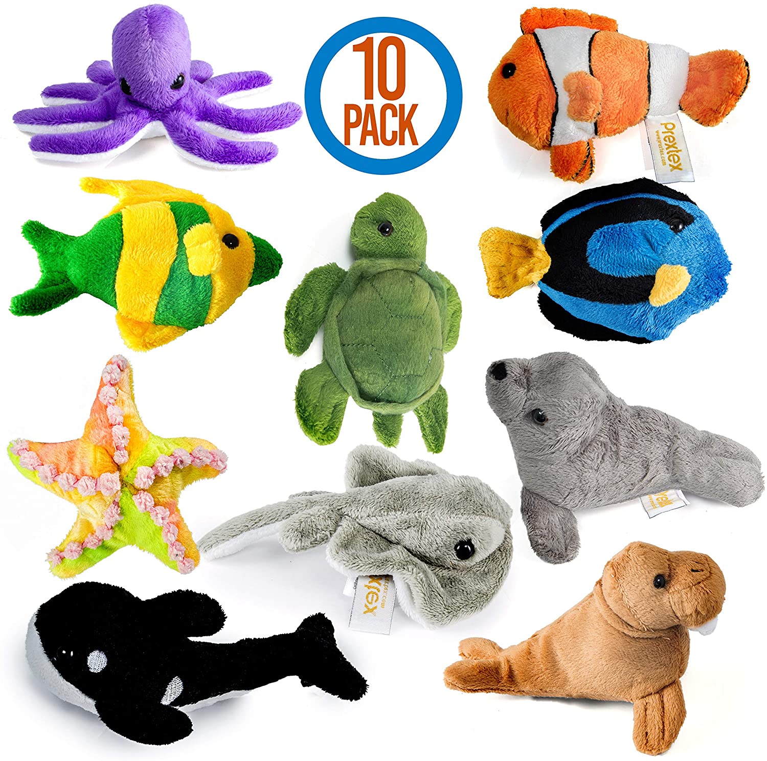 sea life soft toys