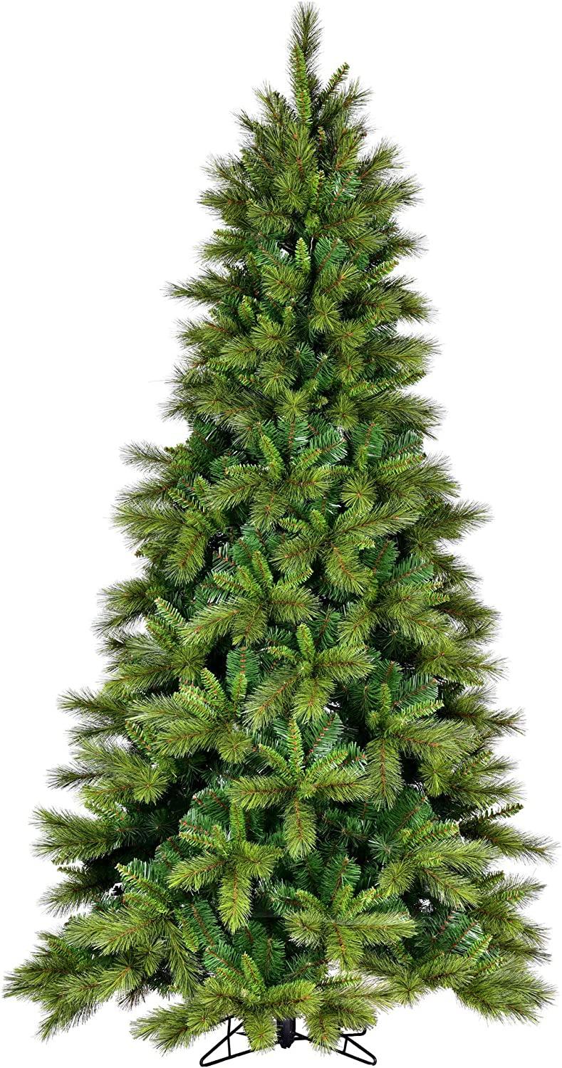 26″ Potted Tifton Cone Topiary Artificial Christmas Tree, Clear Dura