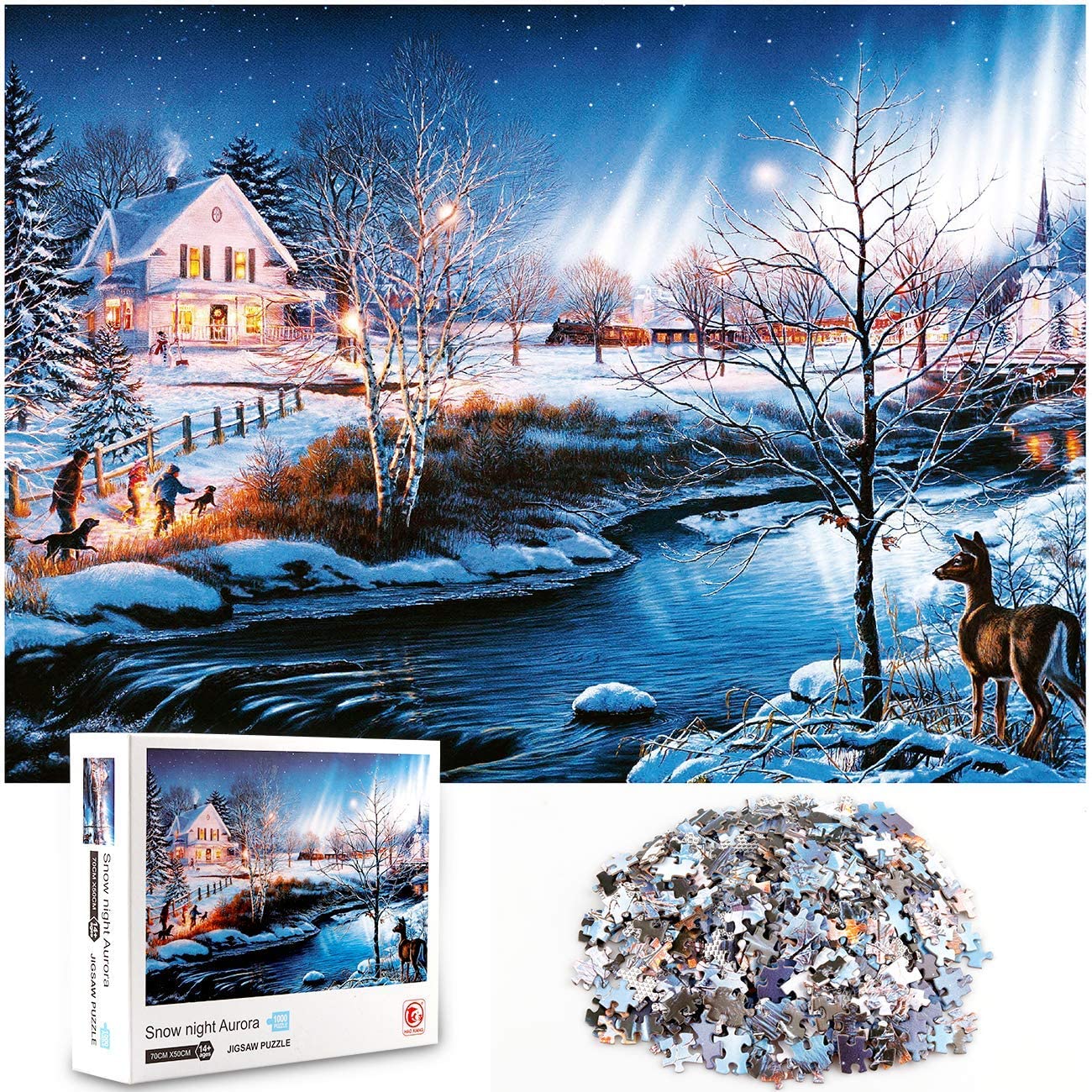  1000 Piece Christmas Puzzle for Adults and Teens