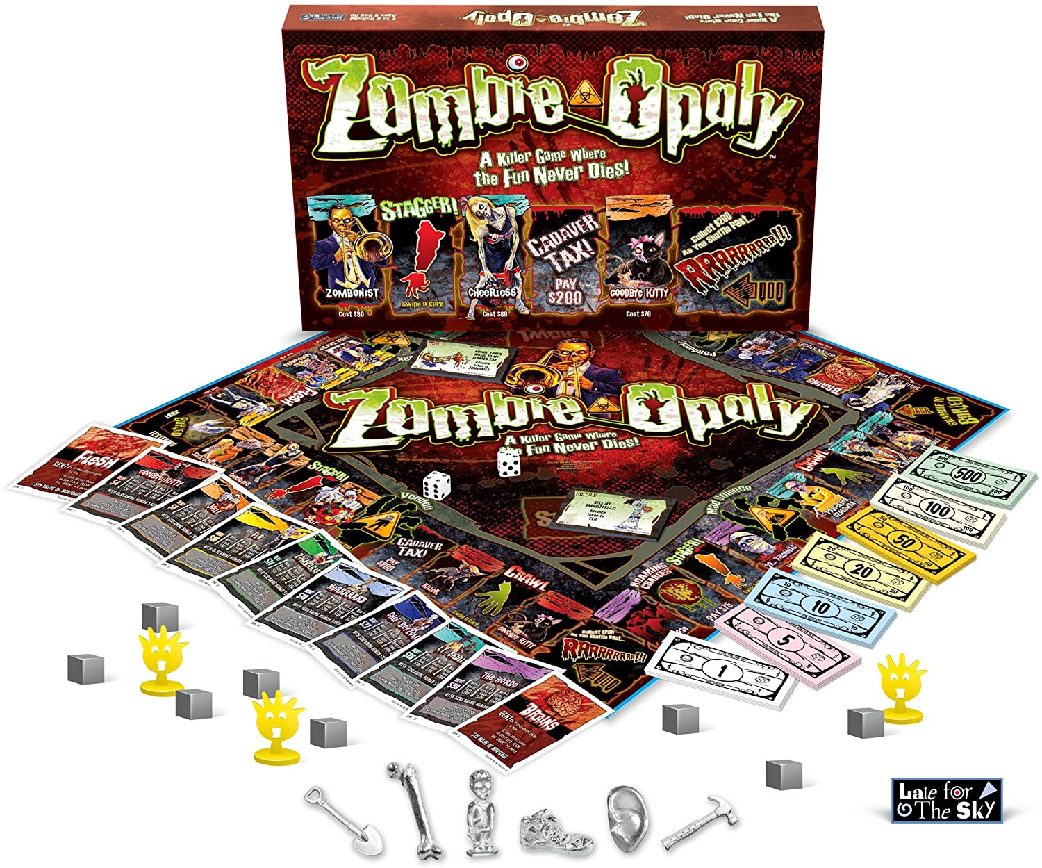 Late for the Sky Zombie-opoly – Homefurniturelife Online Store